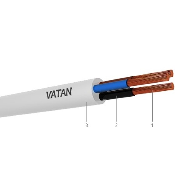 KABEL VATAN H05VV-F 3X6 MM