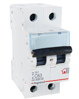 404048 AVTOMAT 2X63A C 6kA LEGRAND