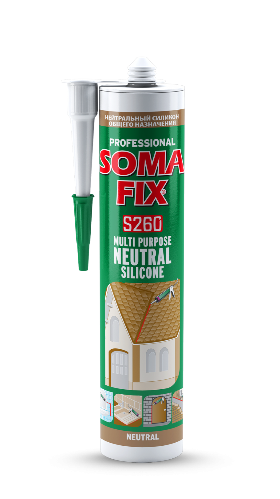 SİLİKON SOMAFİX NEYTRAL 310 ML