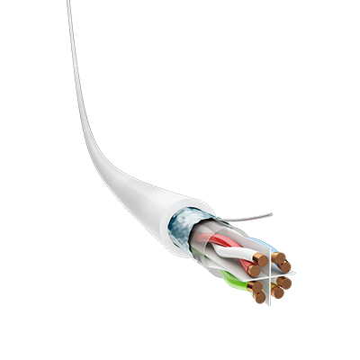KABEL ÜNAL CAT6 F-UTP 4x2x24AWG EKRANLI DATA(İNTERNET)