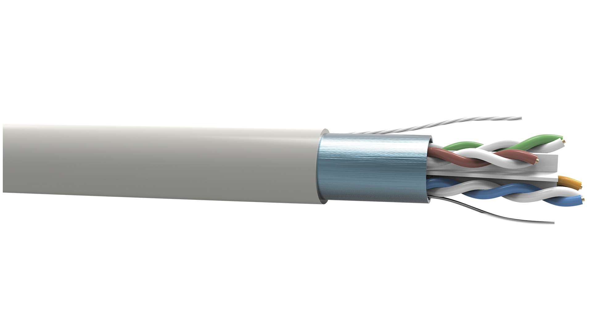 KABEL ÜNAL CAT5 F-UTP 4x2x24AWG EKRANLI DATA(İNTERNET)