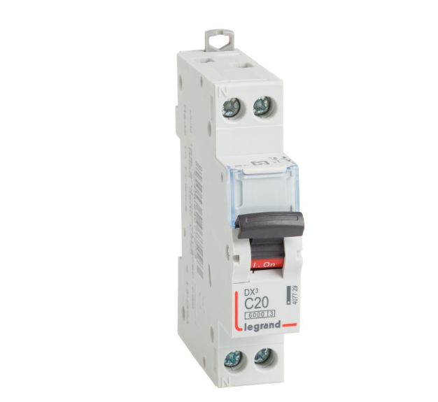 404159 AVTOMAT 1X20A C 6kA LEGRAND