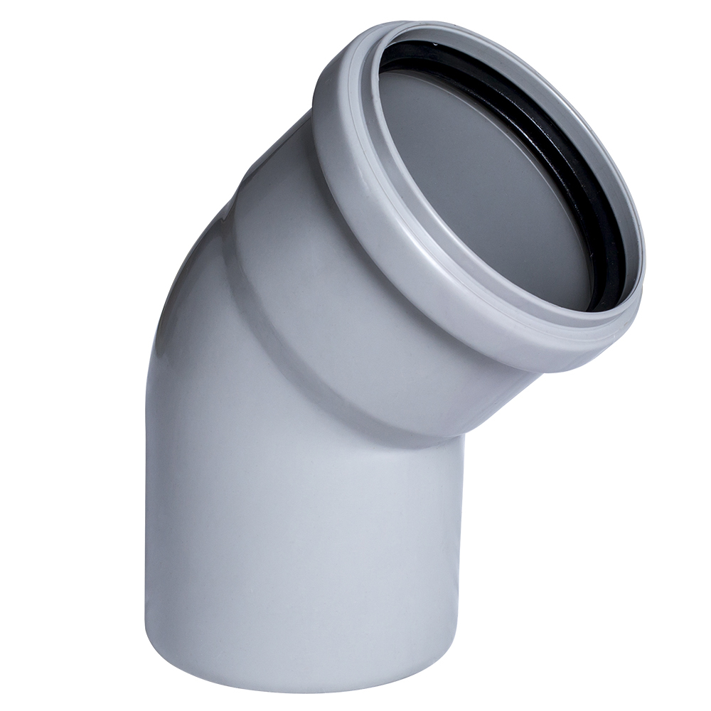 DİRSƏK HİLL FAN (KANALİZASİYA) 45° 75 MM