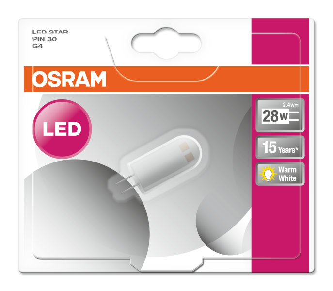 LAMPA OSRAM LED SPIN30 2,5VT 12V FR G4 300LM 2700K