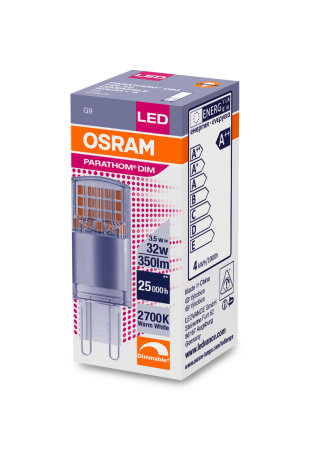 LAMPA OSRAM LED P PIN32 3,5VT 220V CL DIM 350LMN 2700K