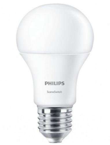 LAMPA PHILIPS LED DIMMERLI 9VT/830 E27 SARI 3S A60  806LMN