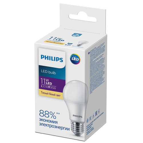 LAMPA PHILIPS LED ECOHOME 11W/830 E27 3000K 1150LMN