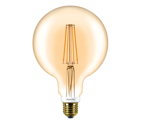 PHILIPS ЛАМПА 7-60BT E27 LED G120 GLOB