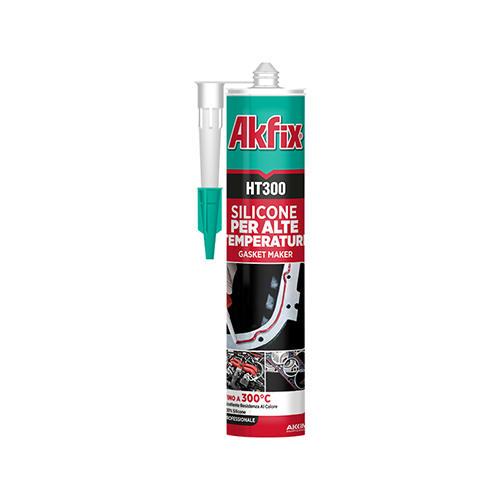 SİLİKON AKFIX HT300 QIRMIZI 310 ML