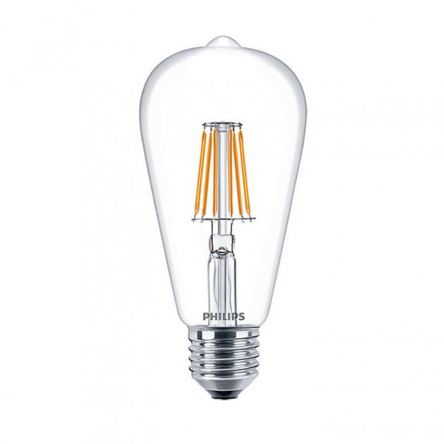 LAMPA PHILIPS LED FILAMENT 6-70VT 827 E27 SARI ST64