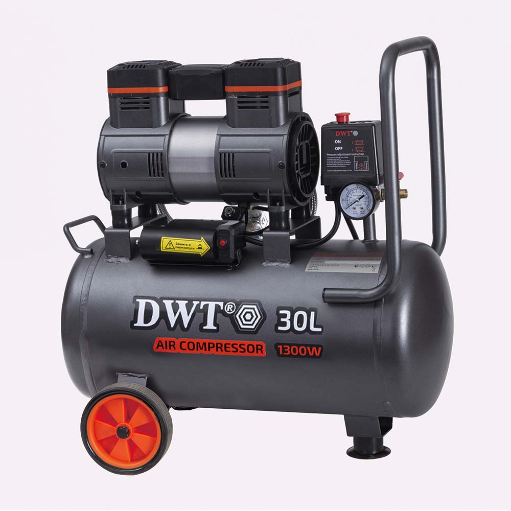 KOMPRESSOR DWT SƏSSİZ 30L (8 BAR 1300W) K13-30 OA-CU