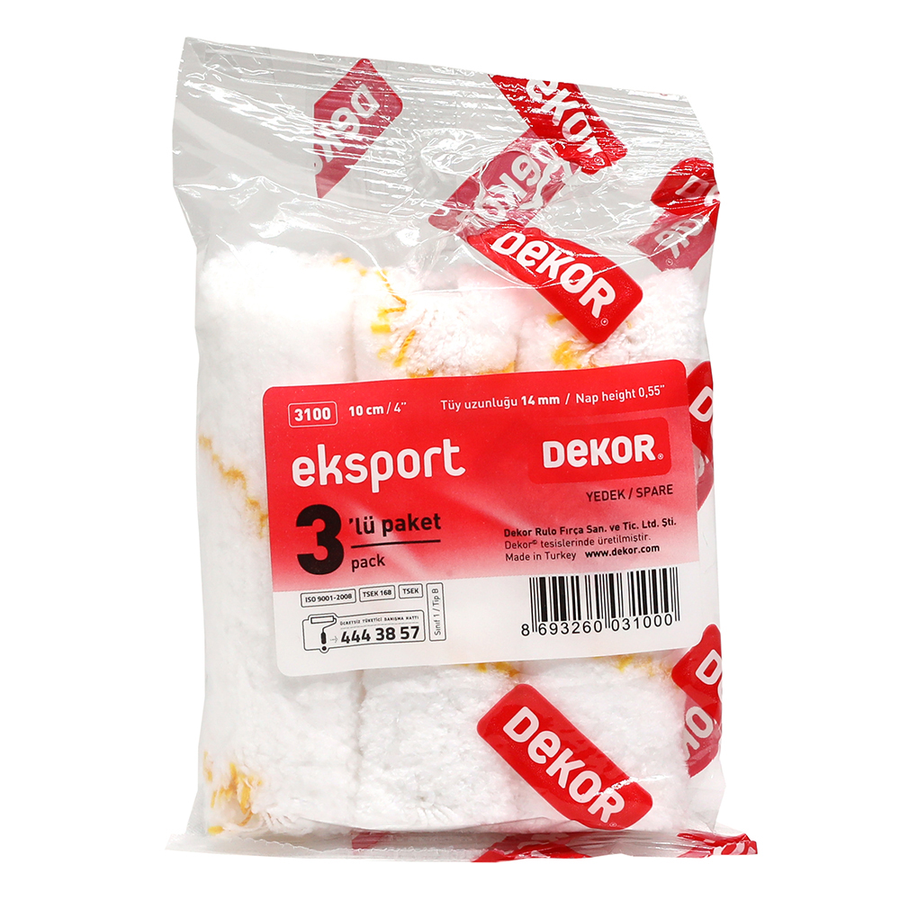 RULO DEKOR EKSPORT EHTİYAT 10 SM 3 - LÜ
