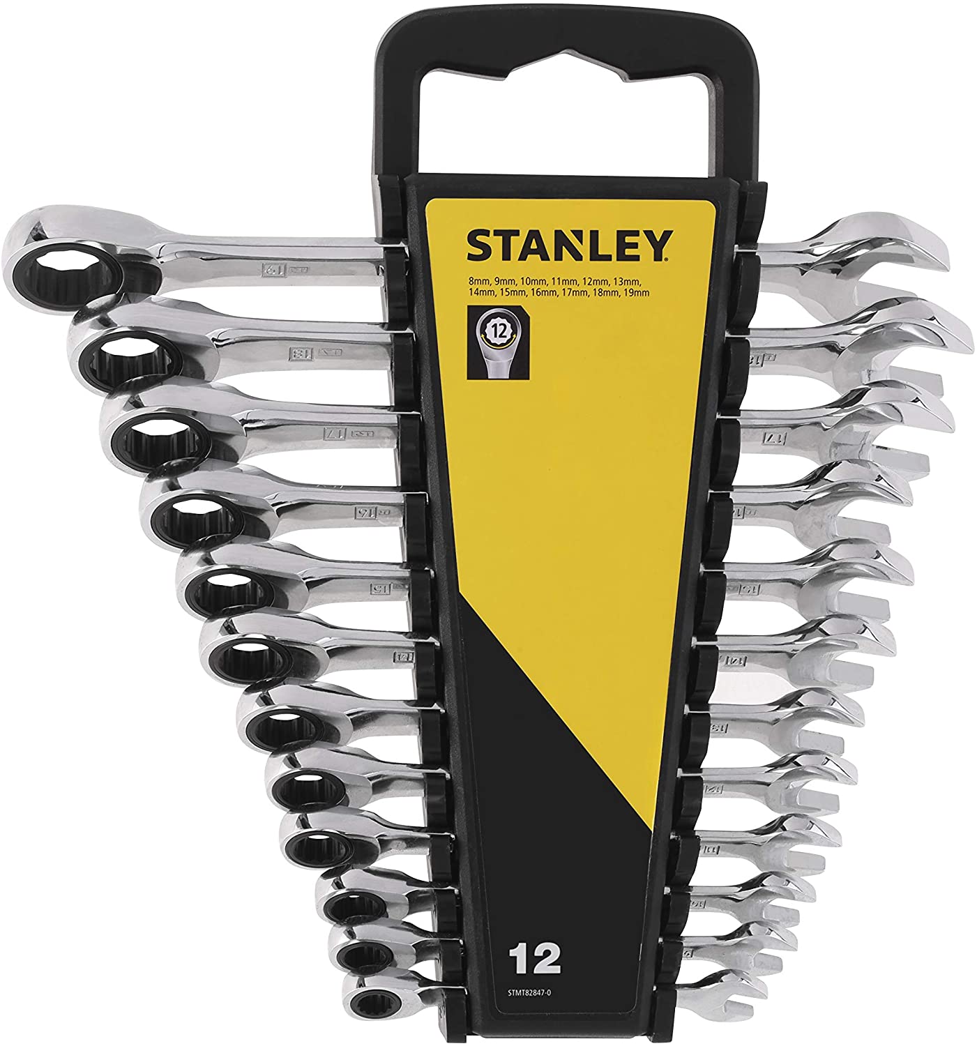 STANLEY STMT82847-0 mandallı 12 kombinasiya açarı dəsti