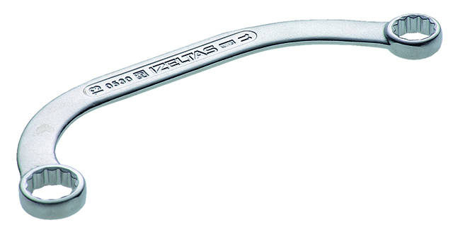 İZELTAŞ 0530 Ulduz iki ağızlı Aypara formalı açar 10x12 mm