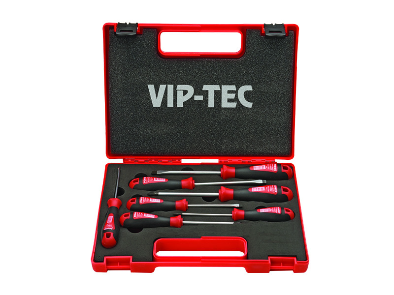 Набор отверток VIP-TEC Power, 7 шт. (Прямая-звезда)