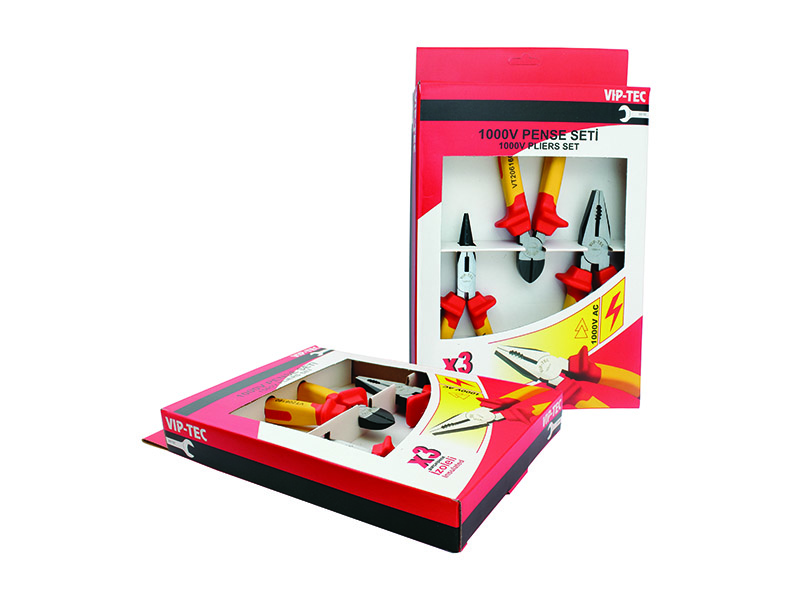 VİP-TEC 1000V izolyasiyalı kəlbətin seti 3 parça