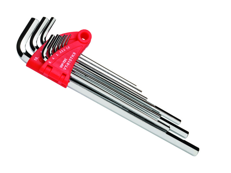 VİP-TEC Allen açar seti (uzun) 9 parça 