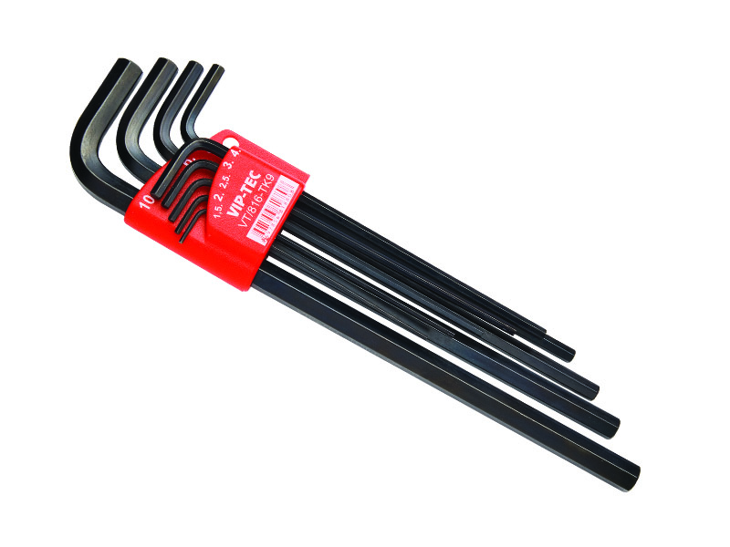 VİP-TEC Allen açar seti (uzun) 9 parça 