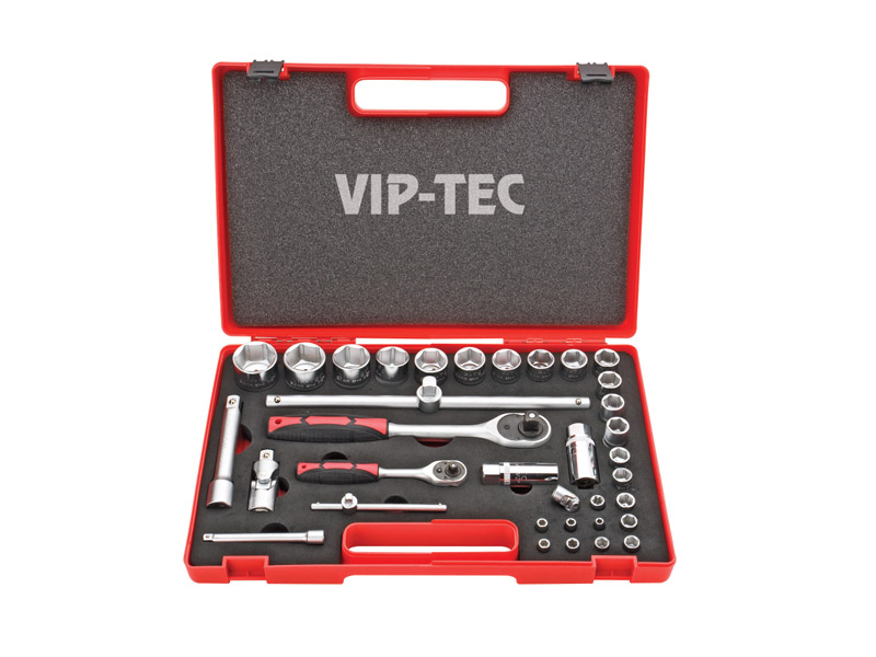 VİP-TEC  1/2″ – 1/4″ Lokma açar Seti 35 parça