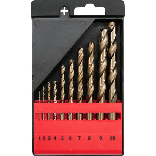 YATO YT-41603 CO-HSS TWIST QAZMA seti 10 ədəd 1-10 mm