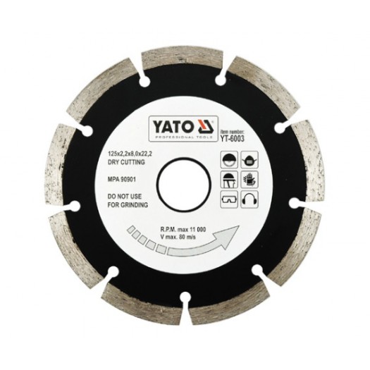 YATO YT-6003 ALMAZ Bıçağı, 125 mm SEQMENT