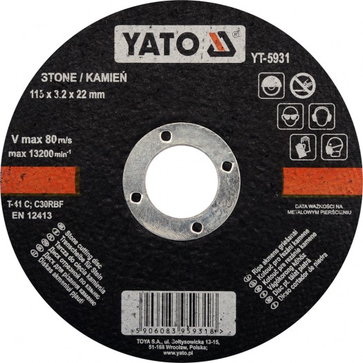 YATO YT-5931 DAŞ KƏSƏN DİSK
