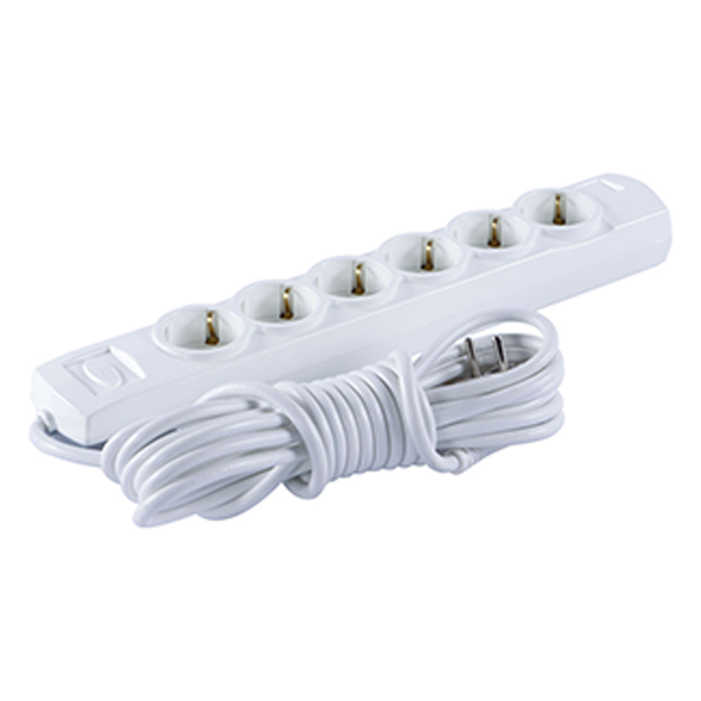 ERAPLAST GROUNDED 6 GANG SOCKED WİTH