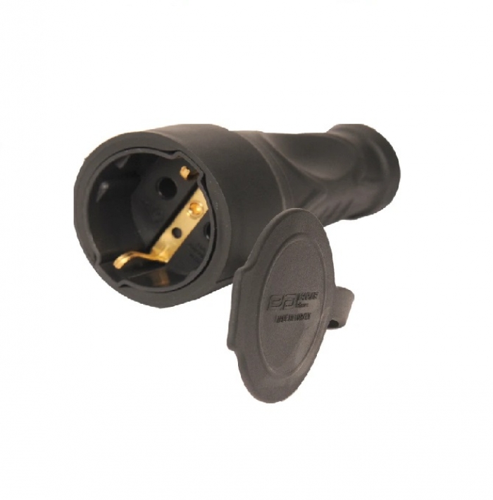 SCHAUFF 1X16A Rubber Socket Mobile