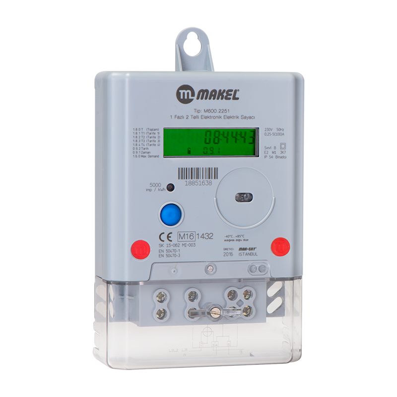 SAYĞAC MAKEL ELEKTRONIK MONOFAZA 1X63AM